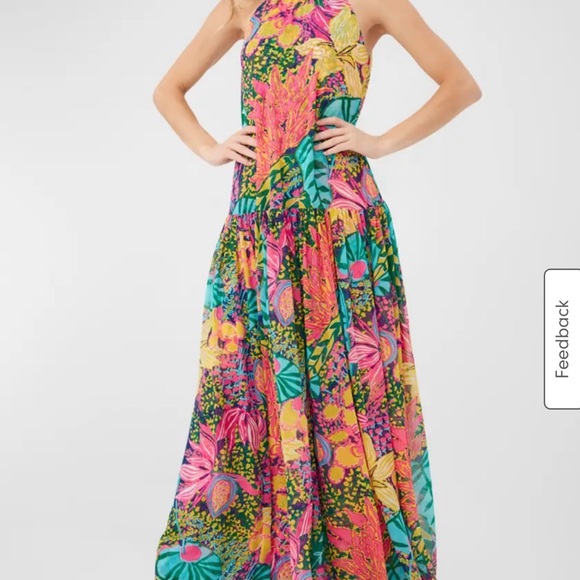 Trina Turk
Kissimmee Floral-Print Halter Maxi Dress - Picture 4 of 6